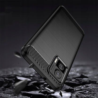 Coque pour Motorola Edge 30 Neo, Techsuit, Carbone, Noire