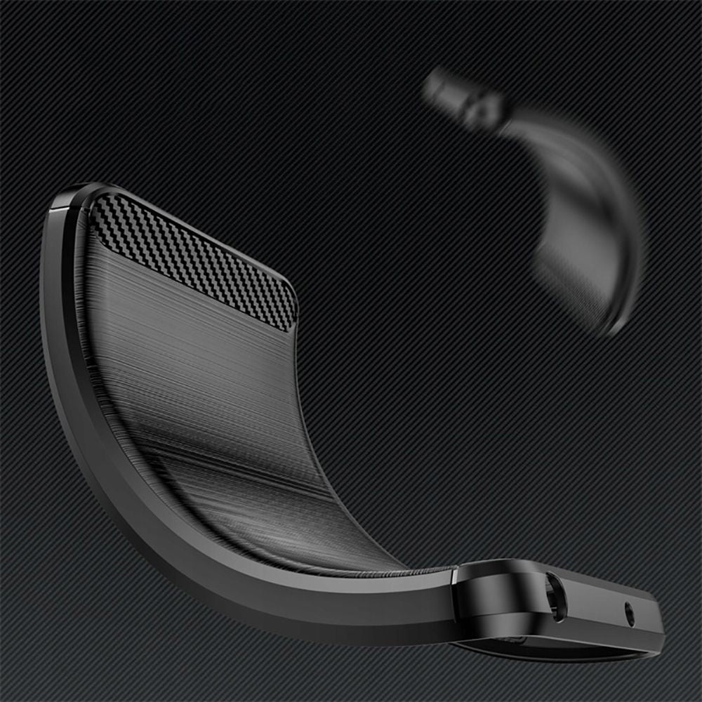 Coque pour Motorola Edge 30 Neo, Techsuit, Carbone, Noire