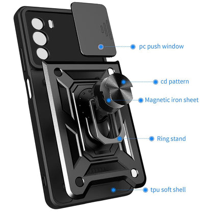 Case for Motorola Edge 30, Techsuit, CamShield, Black