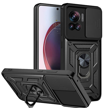 Coque pour Motorola Edge 30 Ultra, Techsuit, CamShield, Noire