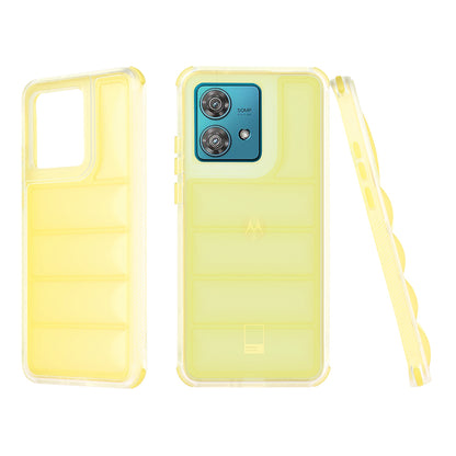 Coque pour Motorola Edge 40 Neo, Techsuit, Wave Shield, Jaune