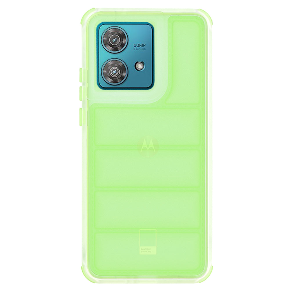 Coque pour Motorola Edge 40 Neo, Techsuit, Wave Shield, Vert