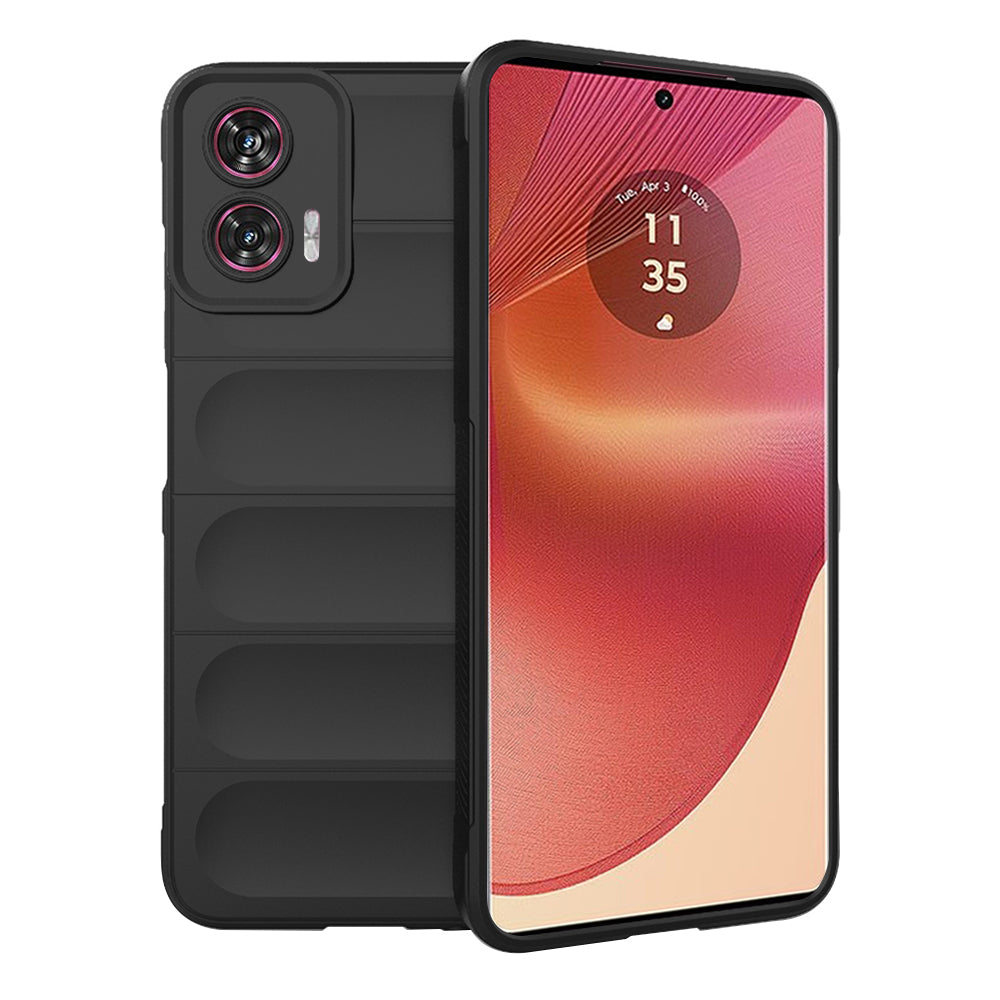 Coque pour Motorola Edge 50 Fusion, Techsuit, Magic Shield, Noire