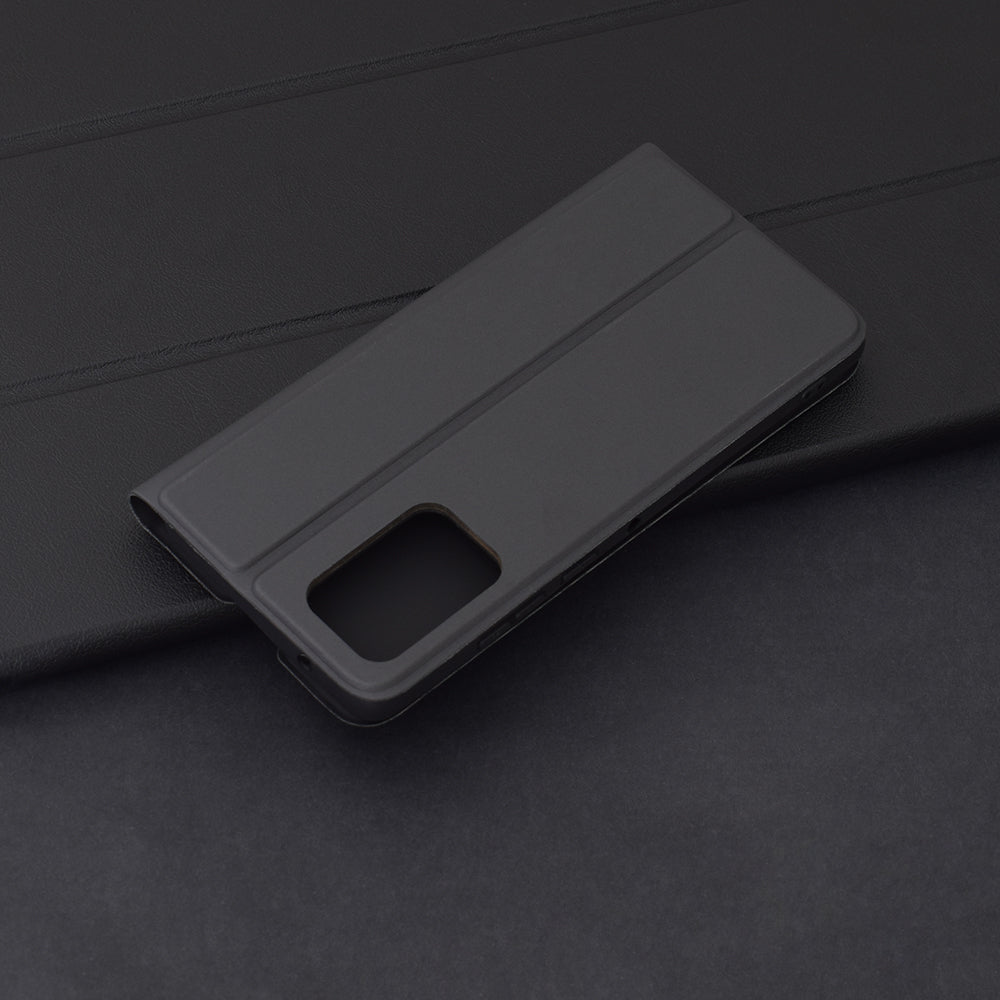 Coque pour Motorola Edge 50 Fusion, Techsuit, Magskin Book, Noire