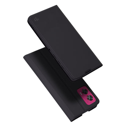 Coque pour Motorola Edge 50 Fusion, Techsuit, Magskin Book, Noire