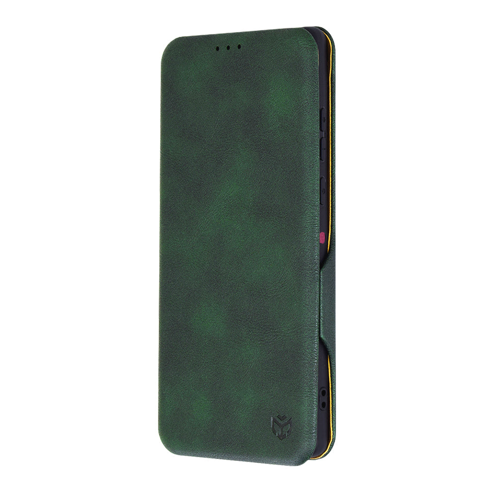 Hoes voor Motorola Edge 50 Fusion, Techsuit, Safe Wallet Plus, Groen
