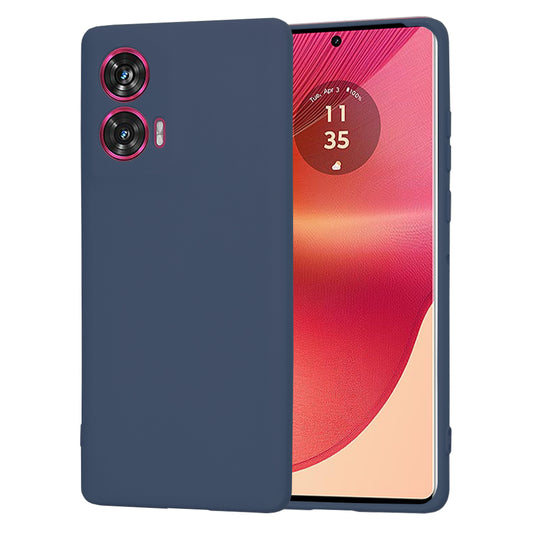 Hülle für Motorola Edge 50 Fusion, Techsuit, SoftFlex, Marineblau