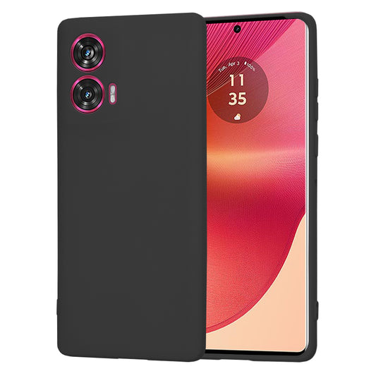 Coque pour Motorola Edge 50 Fusion, Techsuit, SoftFlex, Noire