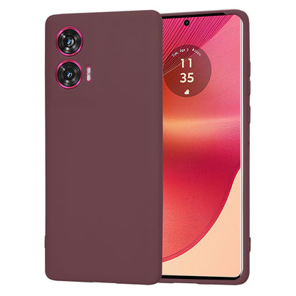 Hoes voor Motorola Edge 50 Fusion, Techsuit, SoftFlex, Kersenrood