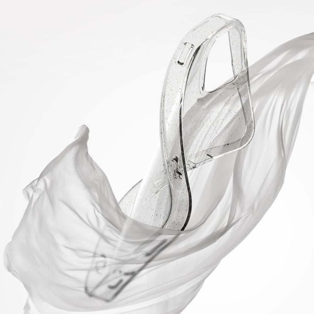 Hülle für Motorola Edge 50 Fusion, Techsuit, SparkleSkin, Transparent