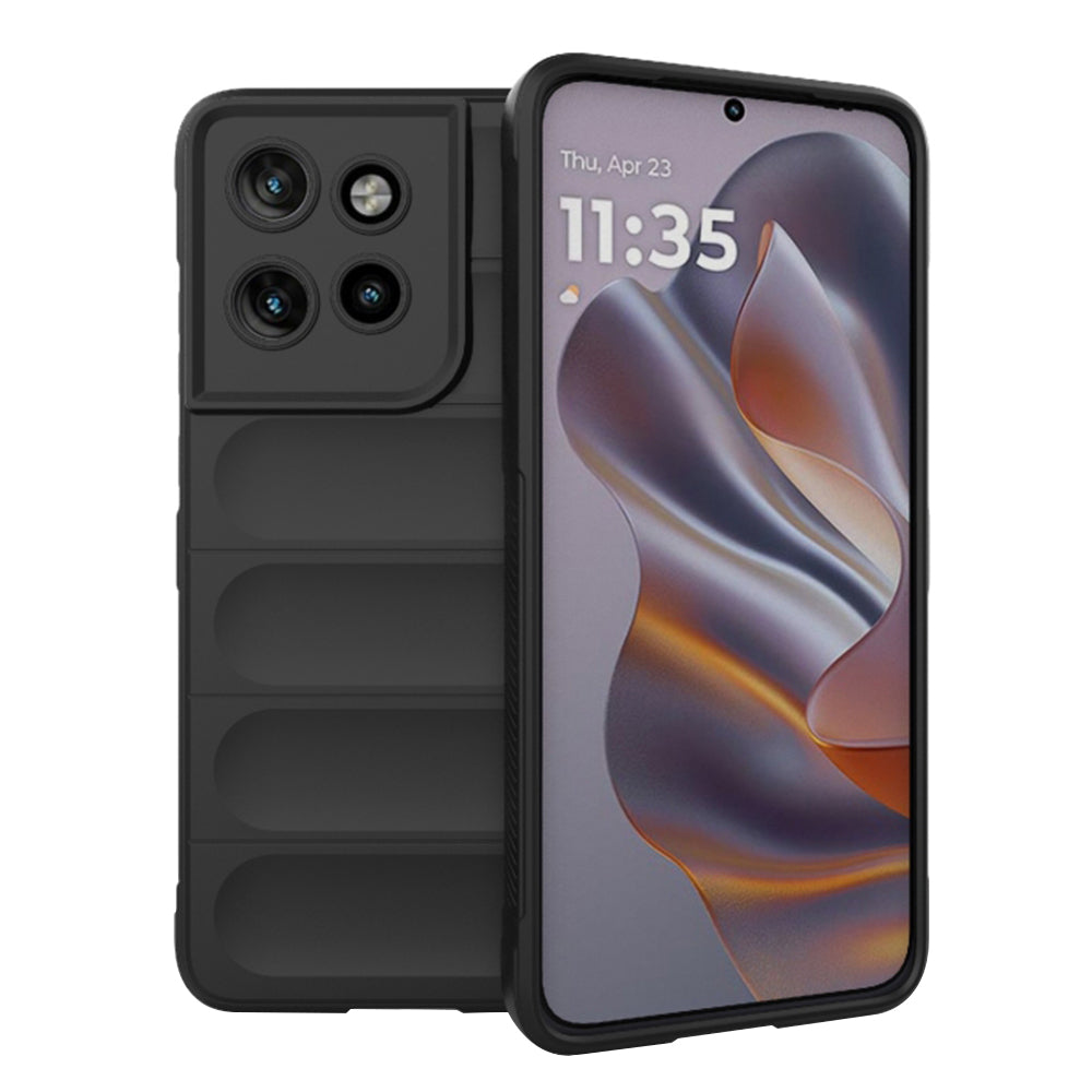 Coque pour Motorola Edge 60 Neo / Edge 50 Neo, Techsuit, Magic Shield, Noire