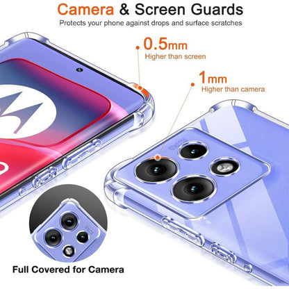 Coque pour Motorola Edge 50, Techsuit, Anti-choc Claire, Transparente