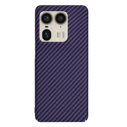 Hoes voor Motorola Edge 50 Ultra, Techsuit, Carbonite FiberShell, Paars