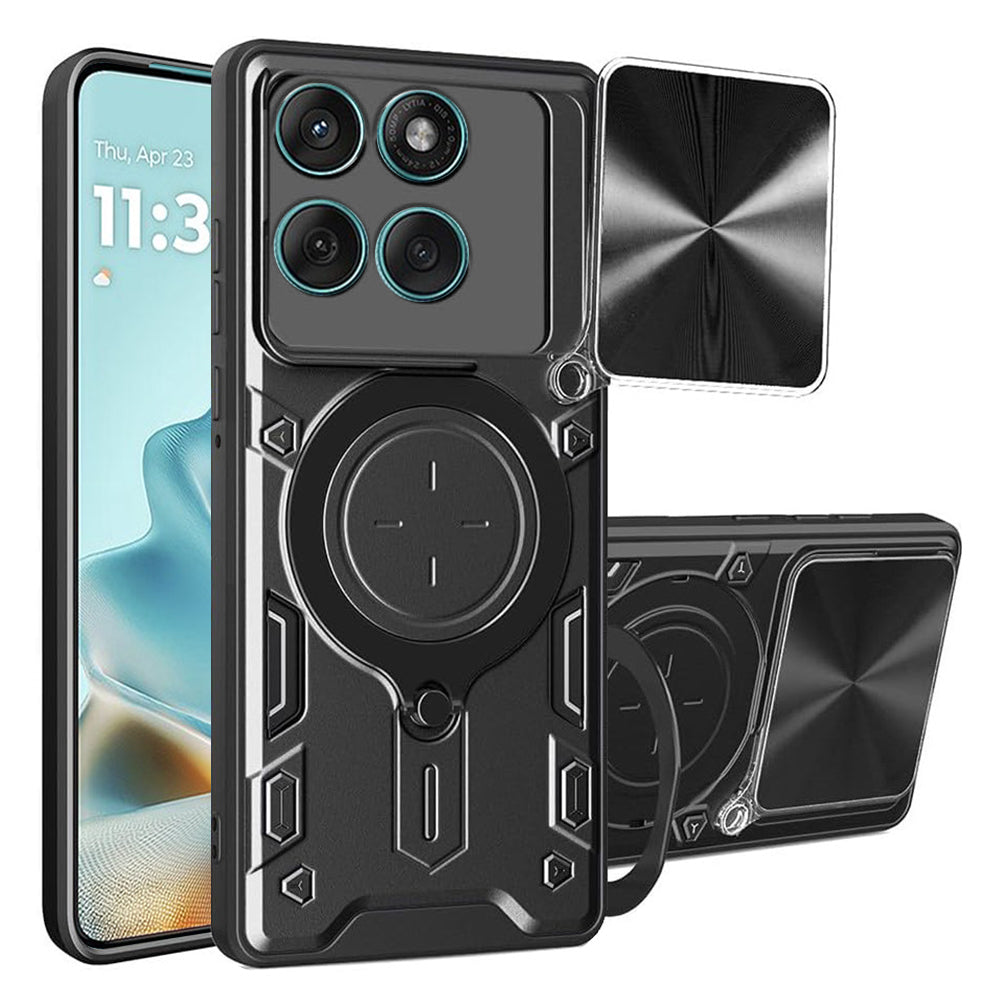 Hoes voor Motorola Edge 60 Fusion / Edge 60, Techsuit, CamGuard Pro, Zwart
