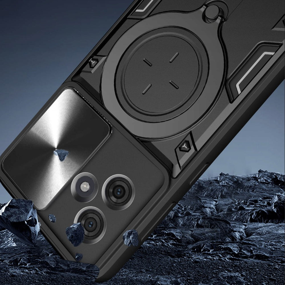Hoes voor Motorola Edge 60 Fusion / Edge 60, Techsuit, CamGuard Pro, Zwart