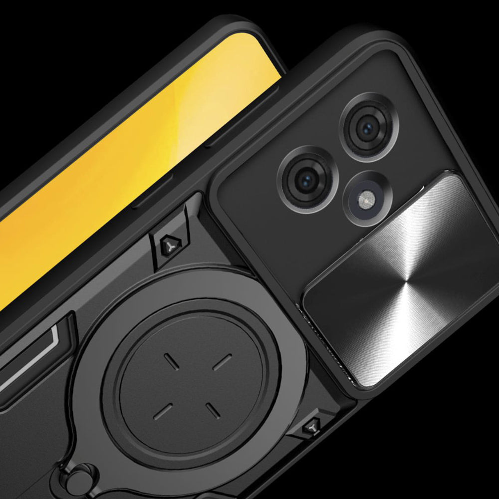 Hoes voor Motorola Edge 60 Fusion / Edge 60, Techsuit, CamGuard Pro, Zwart