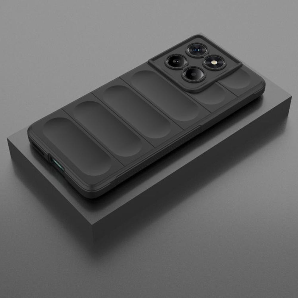 Hoesje voor Motorola Edge 60 Fusion / Edge 60, Techsuit, Magic Shield, Zwart