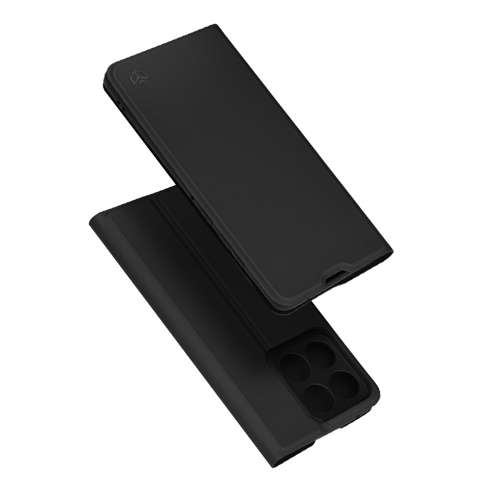 Coque pour Motorola Edge 60 Fusion / Edge 60, Techsuit, Magskin Book, Noire