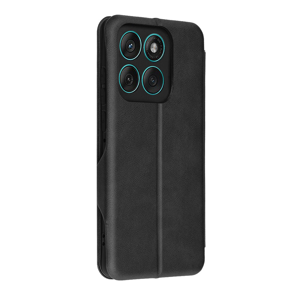 Hülle für Motorola Edge 60 Fusion / Edge 60, Techsuit, Safe Wallet Plus, Schwarz