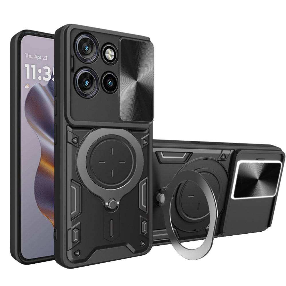 Hoes voor Motorola Edge 60 Neo / Edge 50 Neo, Techsuit, CamGuard Pro, Zwart