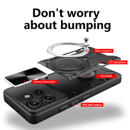 Hoes voor Motorola Edge 60 Neo / Edge 50 Neo, Techsuit, CamGuard Pro, Zwart