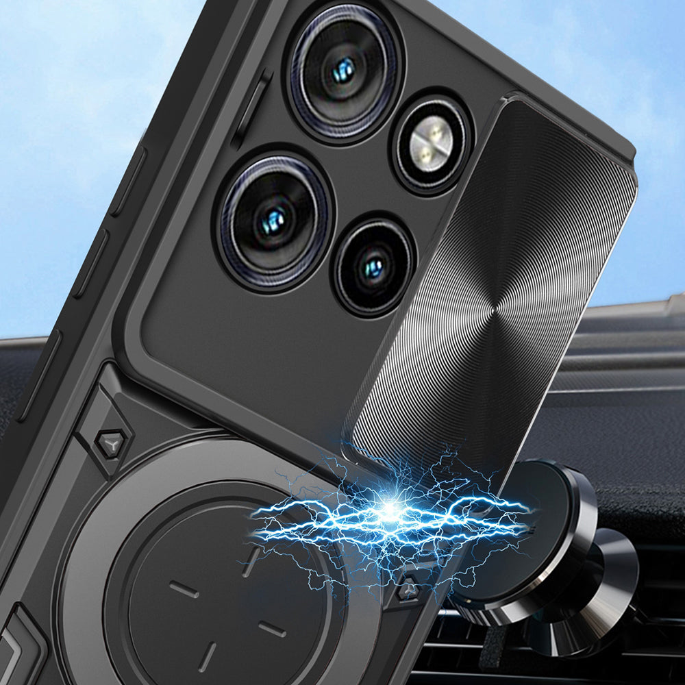 Hoes voor Motorola Edge 60 Neo / Edge 50 Neo, Techsuit, CamGuard Pro, Zwart