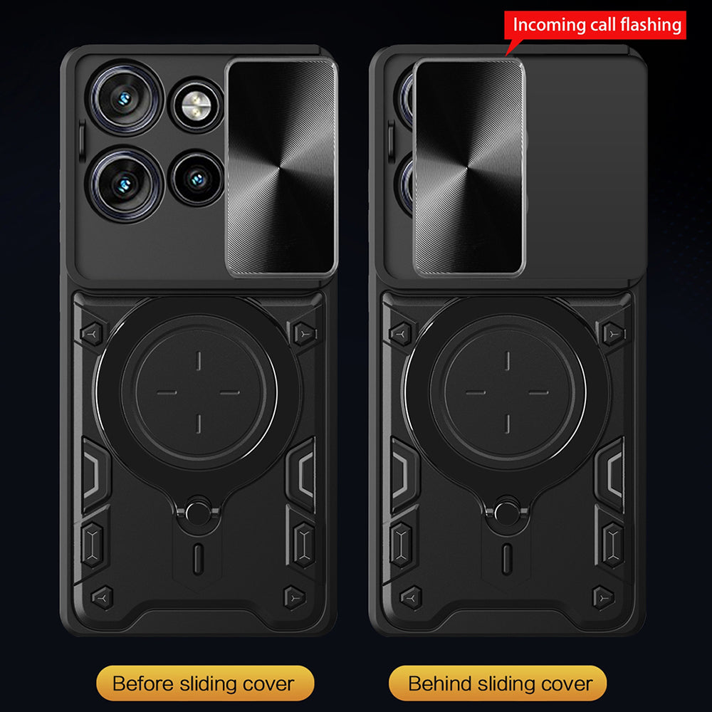 Hoes voor Motorola Edge 60 Neo / Edge 50 Neo, Techsuit, CamGuard Pro, Zwart