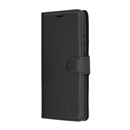 Hoes voor Motorola Edge 60 Neo / Edge 50 Neo, Techsuit, Lederen Folio, Zwart