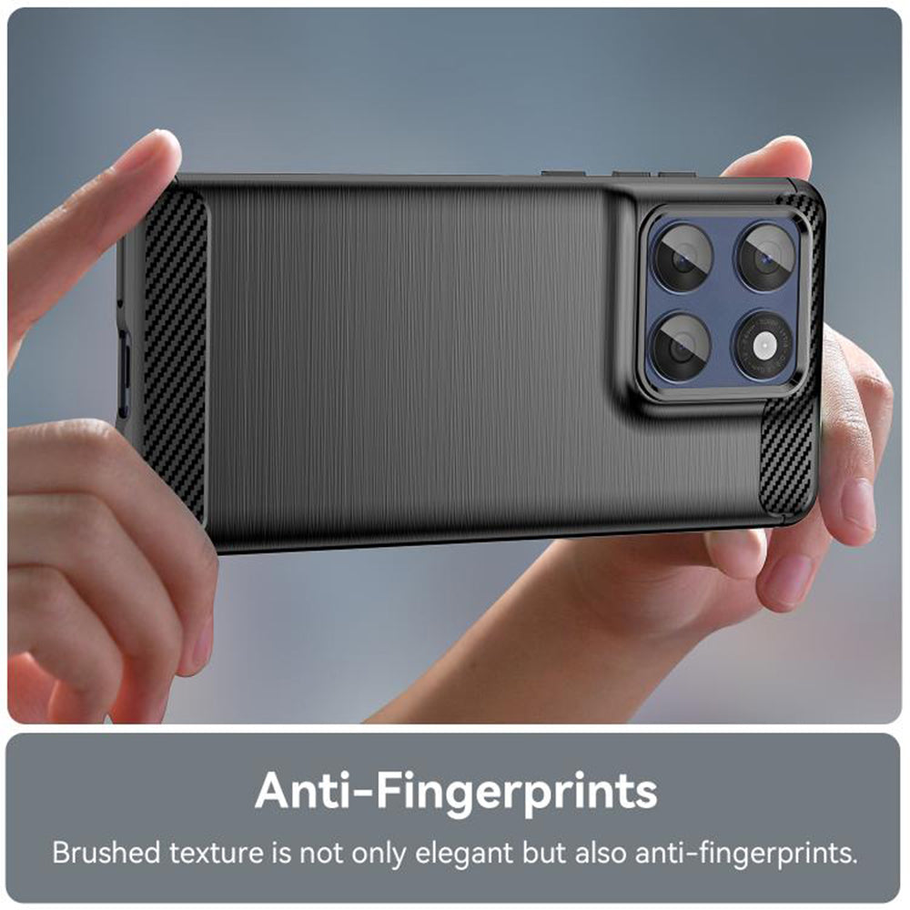 Hoes voor Motorola Edge 60 Pro, Techsuit, Carbon, Zwart