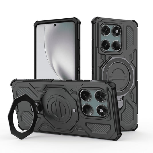 Hoesje voor Motorola Edge 60 Pro, Techsuit, Carbon Shield Pro, Zwart