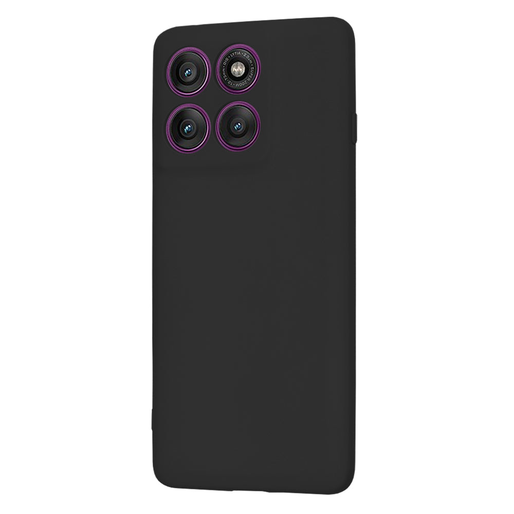 Coque pour Motorola Edge 60 Pro, Techsuit, SoftFlex, Noire