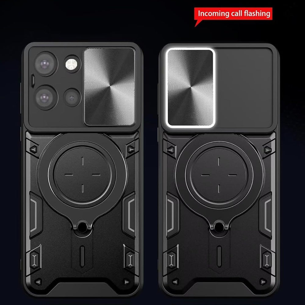 Étui pour Motorola Edge 70 Fusion, Techsuit, CamGuard Pro, Noir