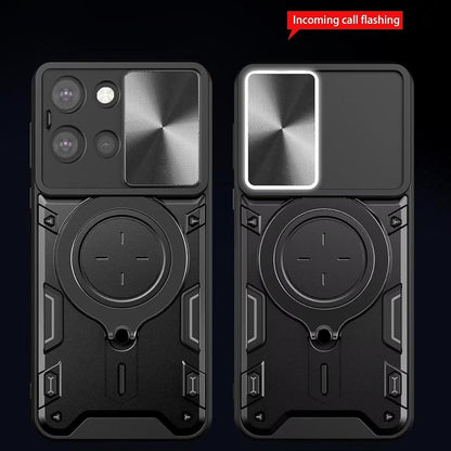 Étui pour Motorola Edge 70 Fusion, Techsuit, CamGuard Pro, Noir