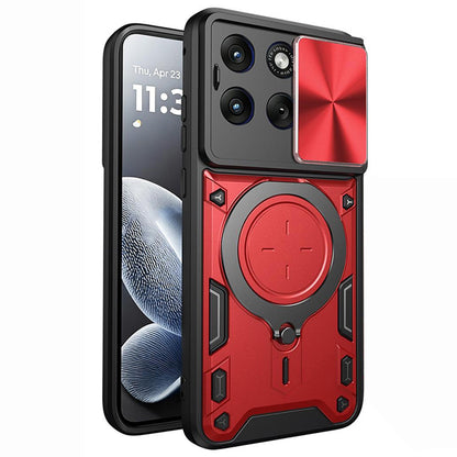 Coque pour Motorola Edge 70 Fusion, Techsuit, CamGuard Pro, Rouge