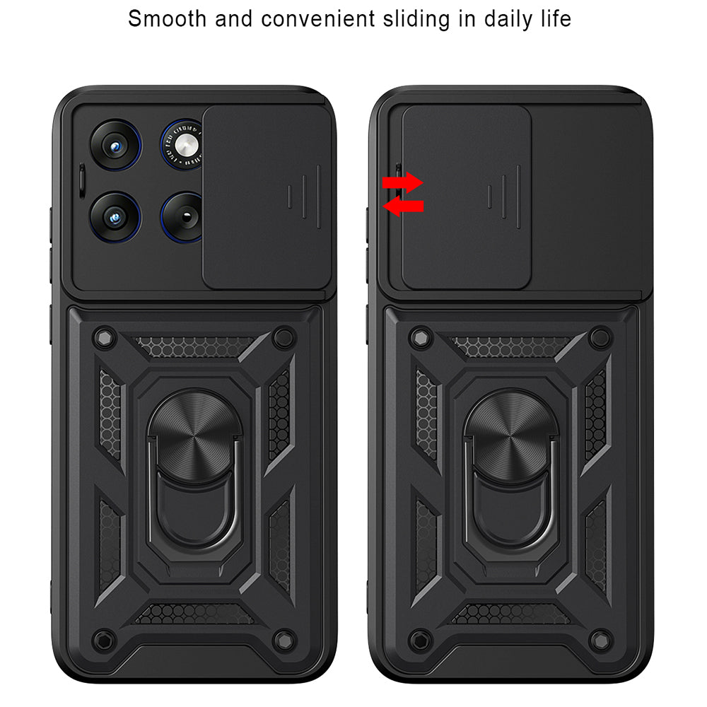 Coque pour Motorola Edge 70 Fusion, Techsuit, CamShield, Dorée