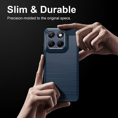 Case for Motorola Edge 70 Fusion, Techsuit, Carbon, Blue