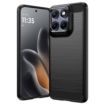 Hoes voor Motorola Edge 70 Fusion, Techsuit, Carbon, Zwart