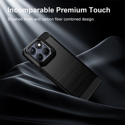 Hoes voor Motorola Edge 70 Fusion, Techsuit, Carbon, Zwart