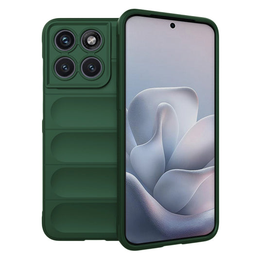 Hoes voor Motorola Edge 70 Fusion, Techsuit, Magic Shield, Groen