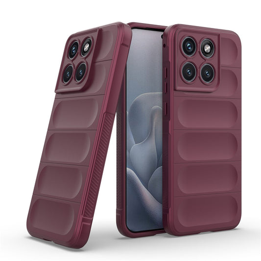 Hoes voor Motorola Edge 70 Fusion, Techsuit, Magic Shield, Bordeaux