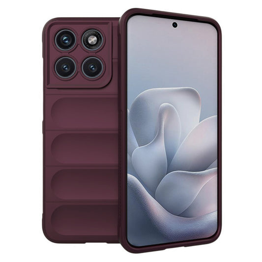 Hoes voor Motorola Edge 70 Fusion, Techsuit, Magic Shield, Bordeaux