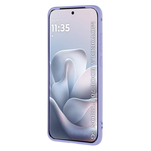 Hoes voor Motorola Edge 70 Fusion, Techsuit, SoftFlex, Lichtpaars
