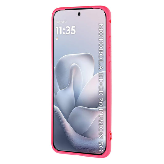 Hoes voor Motorola Edge 70 Fusion, Techsuit, SoftFlex, Donkerroze