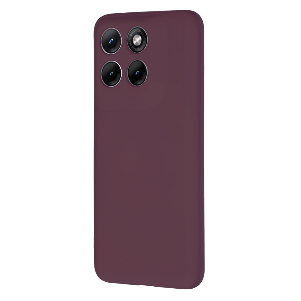 Hülle für Motorola Edge 70 Fusion, Techsuit, SoftFlex, Weinrot