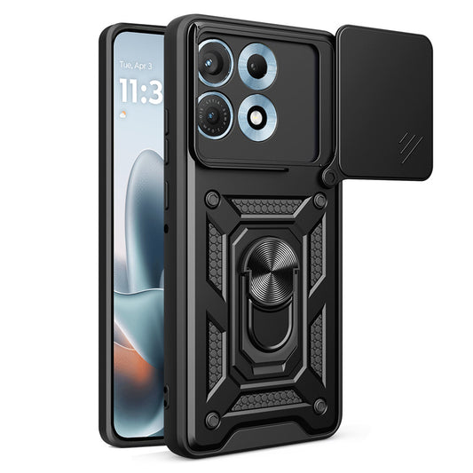 Hoes voor Motorola Edge 70 Max, Techsuit, CamShield, Zwart
