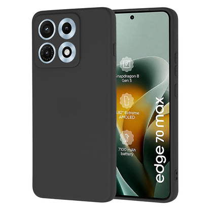 Hoes voor Motorola Edge 70 Max, Techsuit, SoftFlex, Zwart