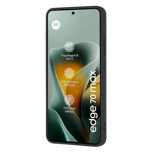 Hoes voor Motorola Edge 70 Max, Techsuit, SoftFlex, Zwart