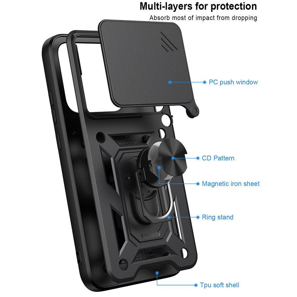 Coque pour Motorola Edge 70 Pro, Techsuit, CamShield, Dorée