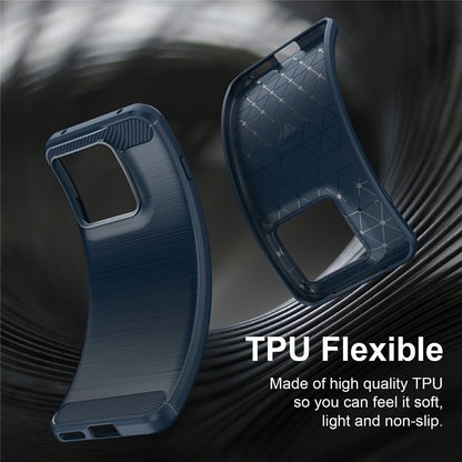 Hoes voor Motorola Edge 70 Pro, Techsuit, Carbon, Blauw