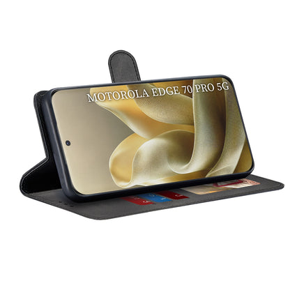 Hoes voor Motorola Edge 70 Pro, Techsuit, Diary Book, Zwart